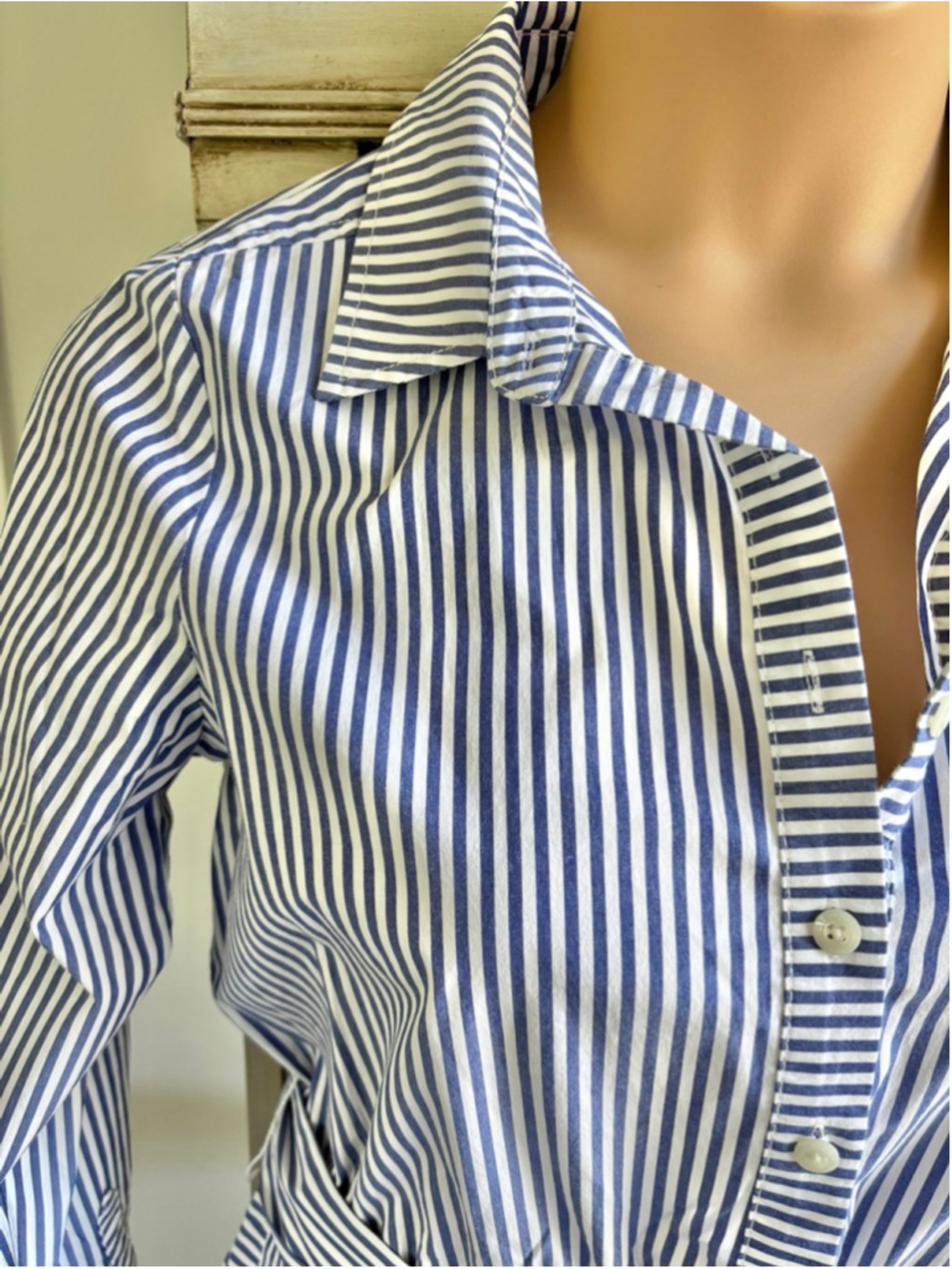 EUC Vineyard Vines Sarah Striped Romper in Ocean Reef | Sz 8 - Picture 3 of 12